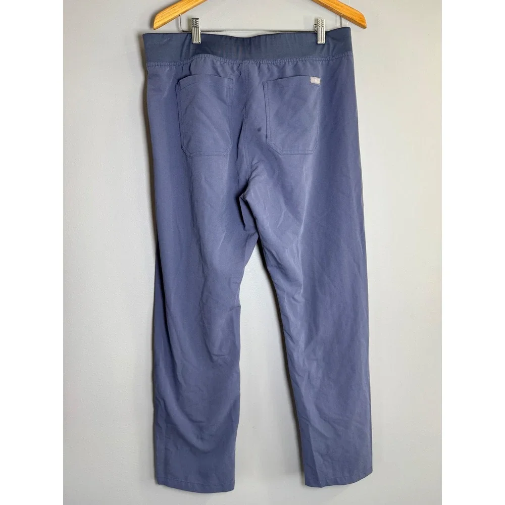 FIGS‎ Technical Collection Blue Scrub Pants Mens Large Straight Leg Drawstring